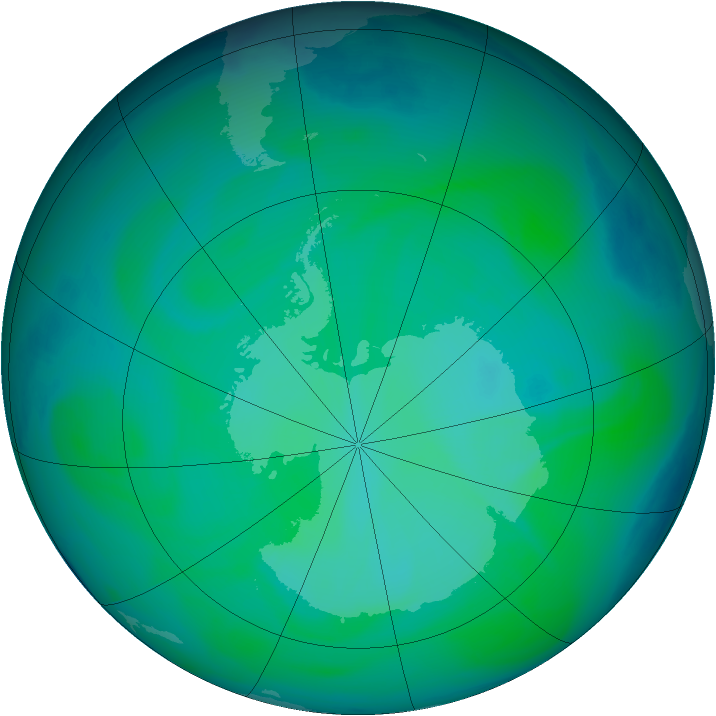 Ozone Map 2004-12-15